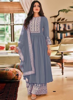 Kilruba 9001A to 9001G Series Colours Designer Pakistani Palazzo Suits Collection